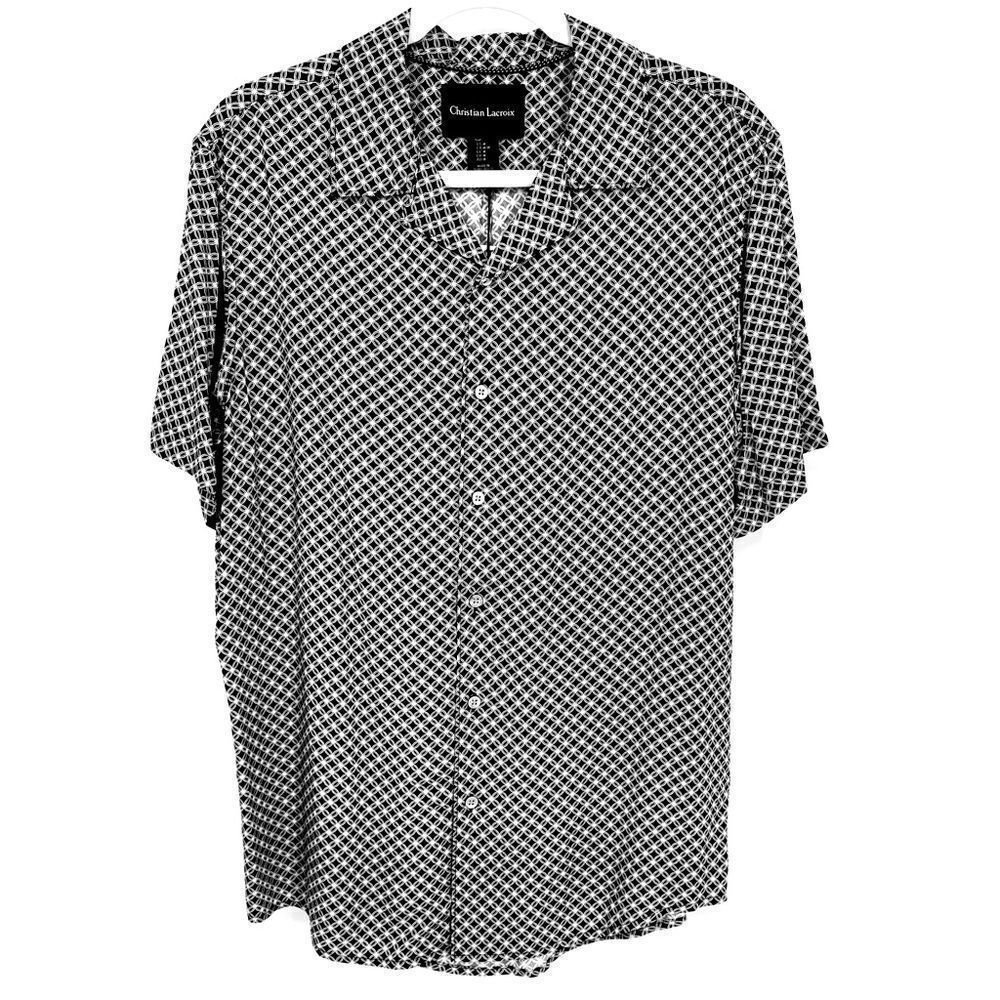 NWT Christian Lacroix 100% Rayon Men’s Shirt M